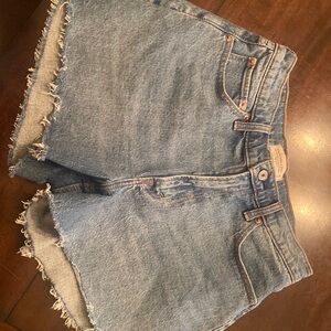 Abercrombie & Fitch Blue Jean Shorts